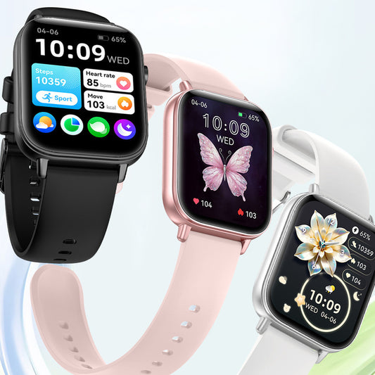 Smart Watch Mobile Pedometer Heart Rate Monitoring