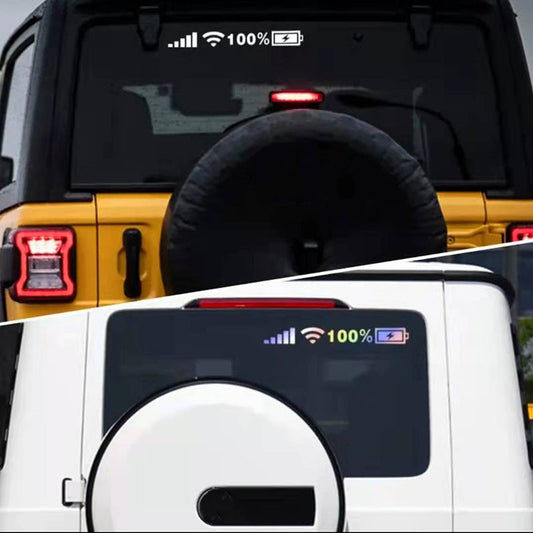 Car Windshield Stickers Signal WiFi Power Vinyl Decal stickers