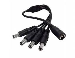 5.5mm DC Power Splitter Cable - 1 to 8 Way Connector