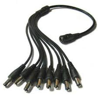 5.5mm DC Power Splitter Cable - 1 to 8 Way Connector