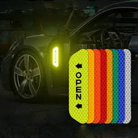 Colorful Reflective Car Sticker - 10 Pack