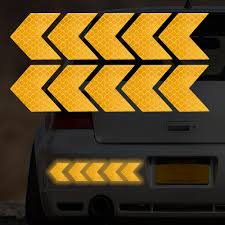Colorful Reflective Car Sticker - 10 Pack