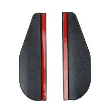 2PCS Rearview Mirror Rain Shields - Clear Vision