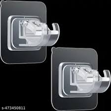 Strong Adhesive Double-Sided Wall Hooks - 2pcs