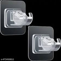 Strong Adhesive Double-Sided Wall Hooks - 2pcs