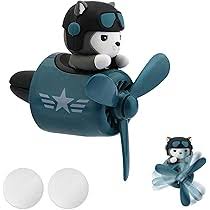 Bobble Head Doll Small Aircraft Car Aromatherapy Air Conditioner Air Outlet Perfume Clip Car Perfume Car Ornament Decoration