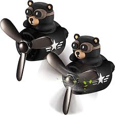 Bobble Head Doll Small Aircraft Car Aromatherapy Air Conditioner Air Outlet Perfume Clip Car Perfume Car Ornament Decoration AMI Cart