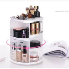 Rotate Cosmetics Storage Box Desktop Dresser Fancy Skincare Shelves Lipstick Perfume Storage Tray