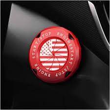 Trendy Zinc Alloy Car Start Button Cover