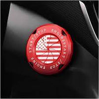 Trendy Zinc Alloy Car Start Button Cover
