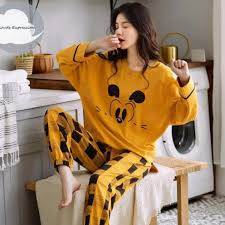 K-style Women's Summer Pajamas Two-Piece Set