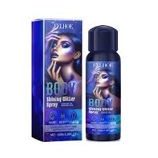 Eelhoe Stage Makeup Glitter Spray Facial Clavicle Brightening Glitter Natural Stereoscopic Long-Lasting Highlighter Spray