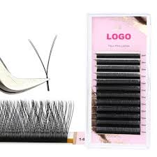 High-Quality YY Shape Black Brown Lash Extensions