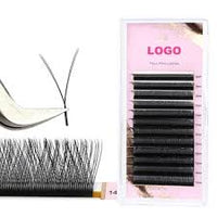High-Quality YY Shape Black Brown Lash Extensions