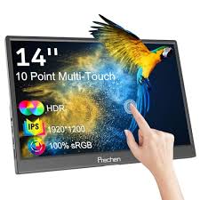 Portable Monitor 14"/16" Panel 16:10 Touchscreen AMI Cart