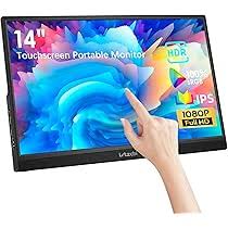 Portable Monitor 14"/16" Panel 16:10 Touchscreen AMI Cart
