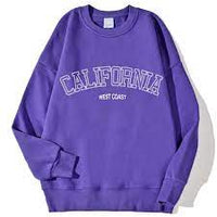 Woman Sweatshirts California West Coast Print Female hoodie