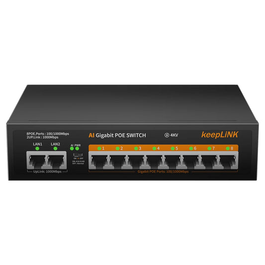 KeepLiNK 10-Port Gigabit Ethernet Switch