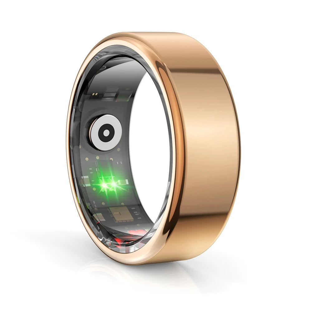 R02 Smart Ring Sleep Monitor Bluetooth5.0 Blood Oxygen Tracker Fitness Tracker Ring IP68 & 5ATM Waterproof Multi-sport Modes - Chic Cart 