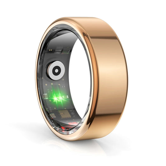 R02 Smart Ring Sleep Monitor Bluetooth5.0 Blood Oxygen Tracker Fitness Tracker Ring IP68 & 5ATM Waterproof Multi-sport Modes - Chic Cart 