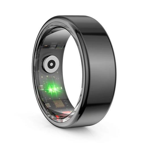 R02 Smart Ring Sleep Monitor Bluetooth5.0 Blood Oxygen Tracker Fitness Tracker Ring IP68 & 5ATM Waterproof Multi-sport Modes - Chic Cart 