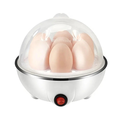 Multifunction Electric Egg Cooker Single Egg Boiler Kitchen Steamed Rapid Breakfast Cooking Appliances - Chic Cart 