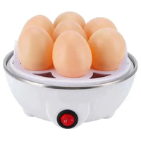 Multifunction Electric Egg Cooker Single Egg Boiler Kitchen Steamed Rapid Breakfast Cooking Appliances - Chic Cart 