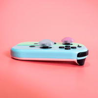 Stars Ghost Transparent Glitter Joystick Silicone Thumb Stick Grip Cap For Nintendo Switch Oled NS Lite Joy - con Bling Soft Cover - Chic Cart