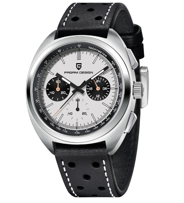 PAGANI DESIGN 2024 NEW Turtle Back Chronograph 1782 Watch for Man Luxury Men's Quartz Watch Luminous Waterproof Reloj Hombre - Chic Cart 