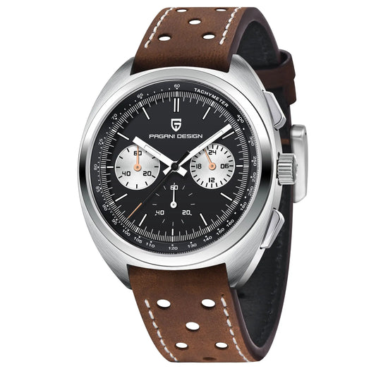 PAGANI DESIGN 2024 NEW Turtle Back Chronograph 1782 Watch for Man Luxury Men's Quartz Watch Luminous Waterproof Reloj Hombre - Chic Cart 