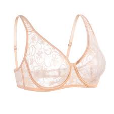 1 Pcs Sexy Bra For Woman Lace Thin Underwear Female Transparent Bras For Women Lace Sexy Lingerie Bralette For Ladies BANNIROU - Chic Cart