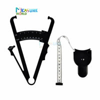 Health Care Skinfold Body Fat Caliper Body Fat Tester PLICOMETRO with body mass Tape with Measurement Chart Body Measuring Tool - Chic Cart