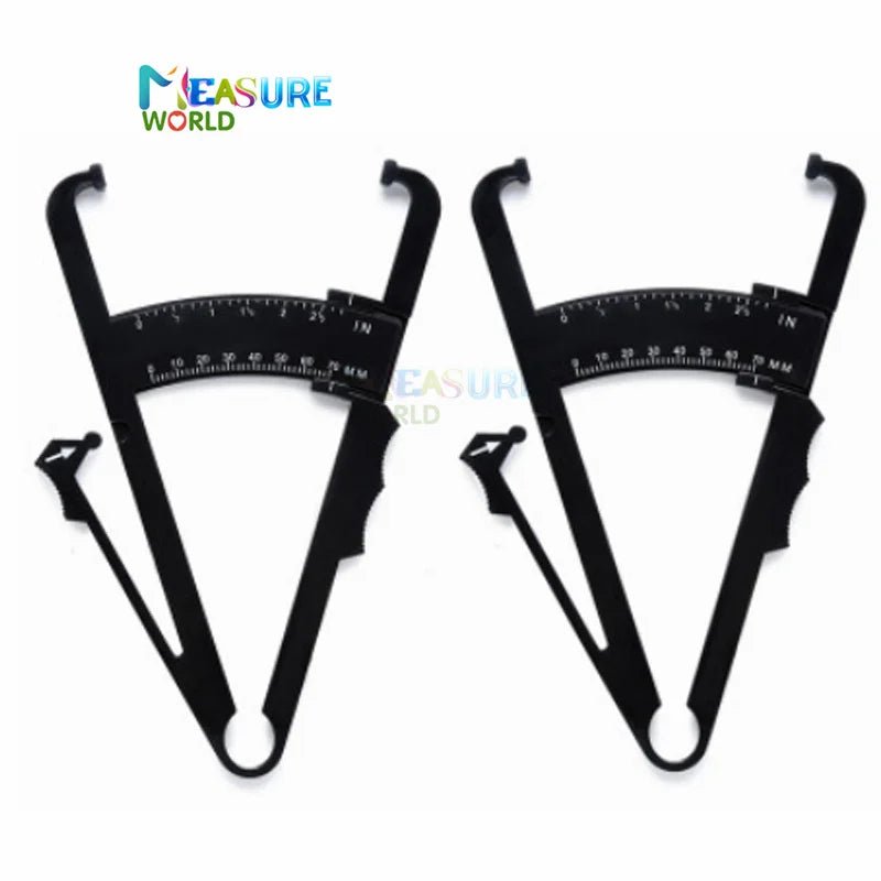 Health Care Skinfold Body Fat Caliper Body Fat Tester PLICOMETRO with body mass Tape with Measurement Chart Body Measuring Tool - Chic Cart