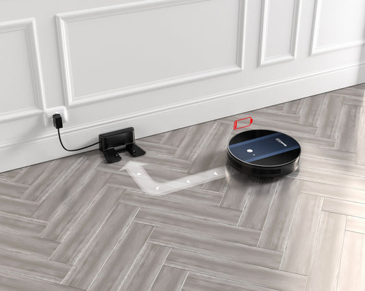 Geek Smart Robot Vacuum Cleaner G6 Plus, Ultra - Thin, 1800Pa Strong Suction, Automatic Self - Charging, Wi - Fi Connectivity, App Control, Custom Cleaning, Great For Hard Floors To Carpets.Ban On Amazon - Chic Cart