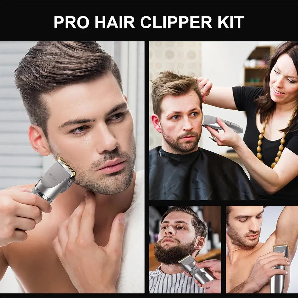 SEJOY Hair Trimmer for Men Hair Clippers for Barbers Electric Trimmer Rechargeable Cordless Shaver (OiI Not Included)） - Chic Cart 