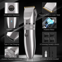 SEJOY Hair Trimmer for Men Hair Clippers for Barbers Electric Trimmer Rechargeable Cordless Shaver (OiI Not Included)） - Chic Cart 