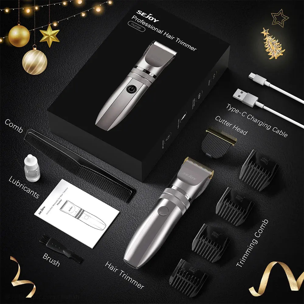 SEJOY Hair Trimmer for Men Hair Clippers for Barbers Electric Trimmer Rechargeable Cordless Shaver (OiI Not Included)） - Chic Cart 