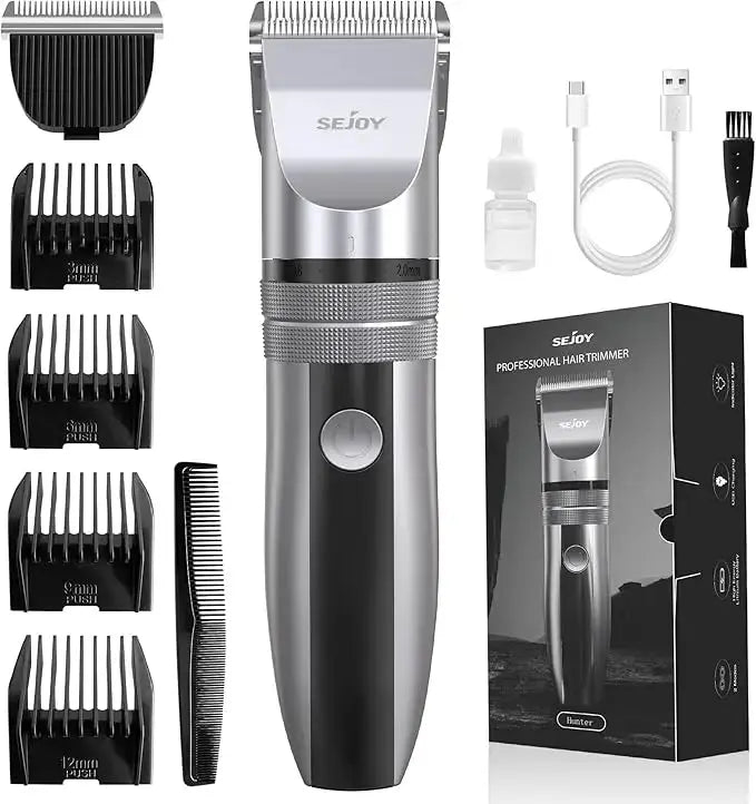 SEJOY Hair Trimmer for Men Hair Clippers for Barbers Electric Trimmer Rechargeable Cordless Shaver (OiI Not Included)） - Chic Cart 
