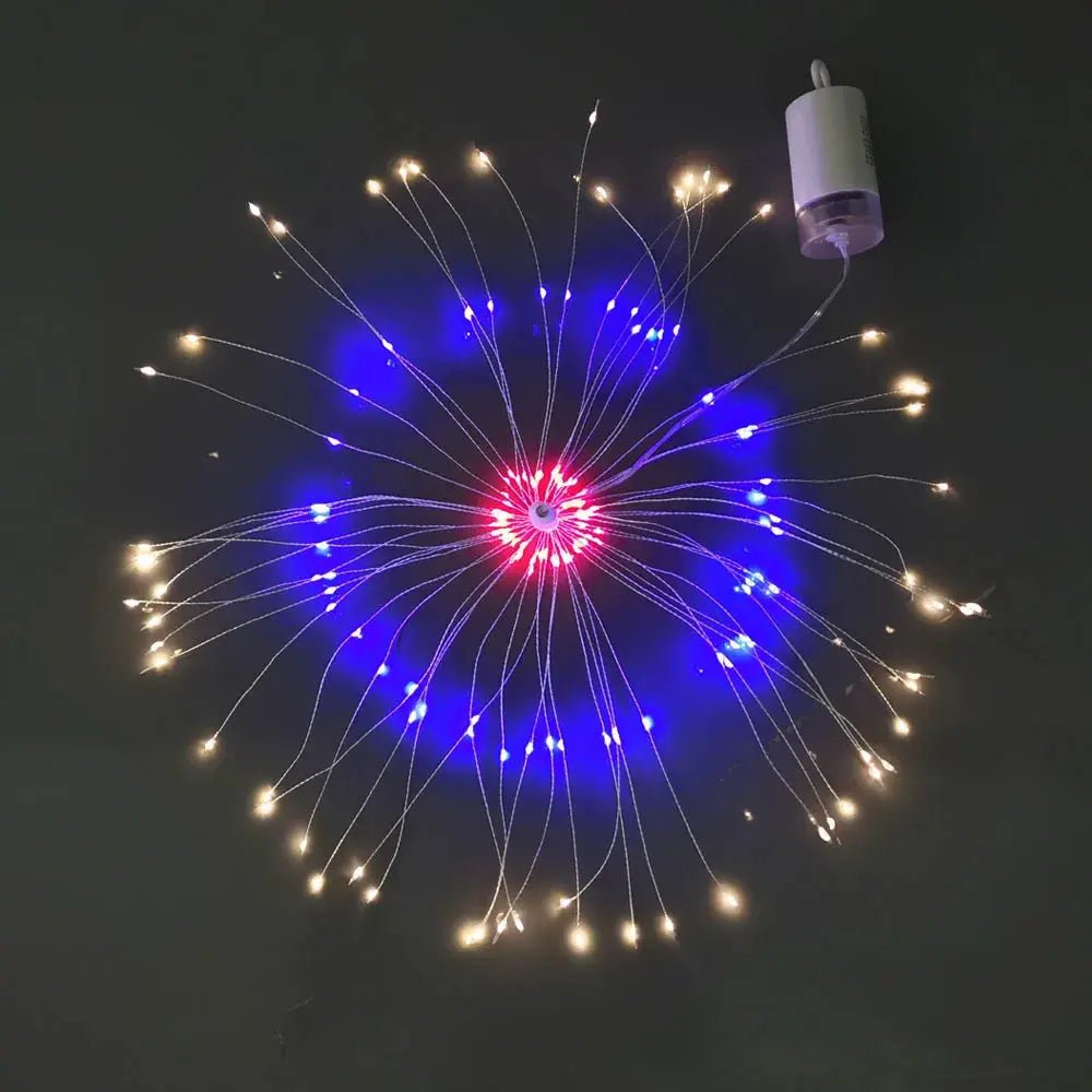LED Fireworks String Lights - Christmas Fairy Lights - Chic Cart