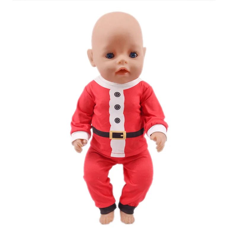 2 Pcs/Set=Shirts + Pants Doll Clothes Accessories For Born Baby 43cm Items & 18 Inch American Doll Girl's Toys & Our Generation - Chic Cart