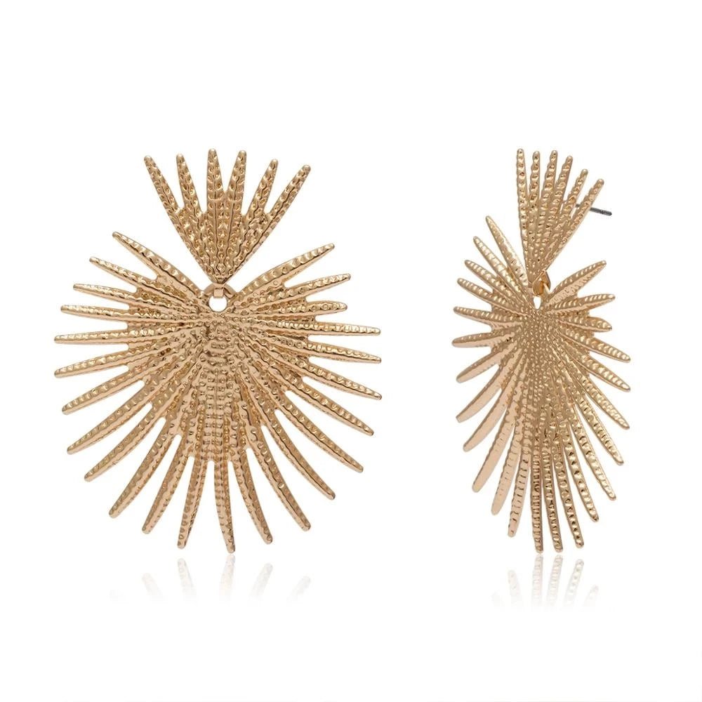 Punk Exaggeration Luxury Big Earrings for Women Vintage Unique Heart Designer Earrings 2023 Statement Drop Earrings Fashion Gift - Chic Cart