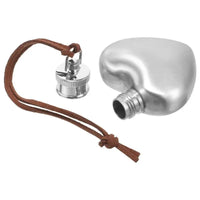 Outdoor Hip Flask Portable Wine Pot Small Hip Flask Heart Shaped Flask Stainless Steel Wine Flask Water Bottle - Chic Cart