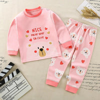 Kids Clothes Children Sets Children's Clothing Boys Girls CottonAutumn winter Clothing Pants Sleepwear Underwear Christmas Gift - Chic Cart