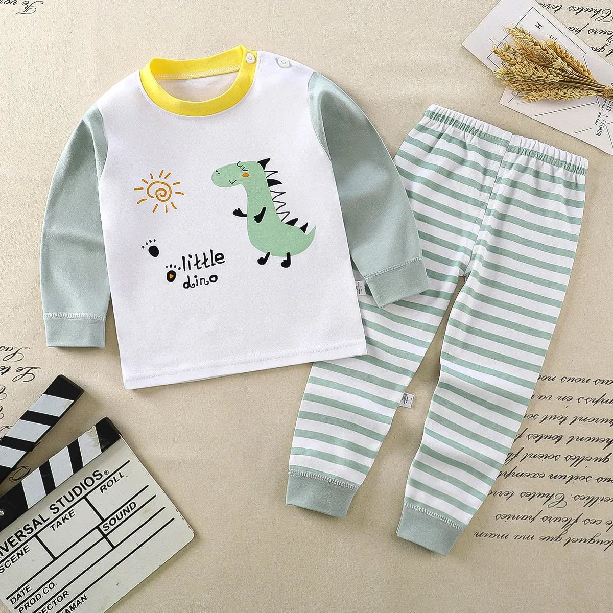 Kids Clothes Children Sets Children's Clothing Boys Girls CottonAutumn winter Clothing Pants Sleepwear Underwear Christmas Gift - Chic Cart
